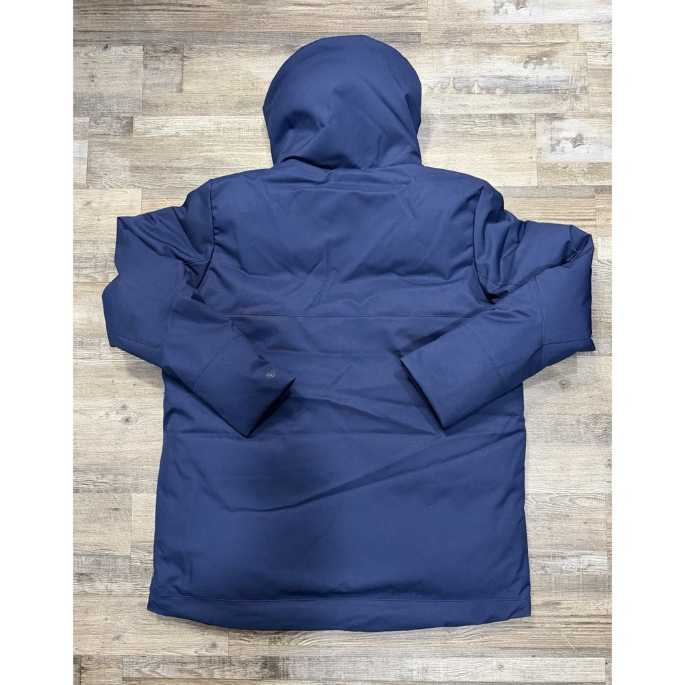 Nike 550 Down Hooded Sideline Navy Blue Football Parka Jacket NFL Team Issue M - Picture 7 of 13